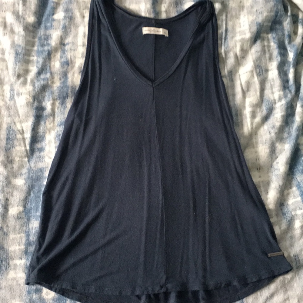 Abercrombie & Fitch dark blue tank
